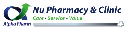 Nu Pharmacy and Clinic's website logo
